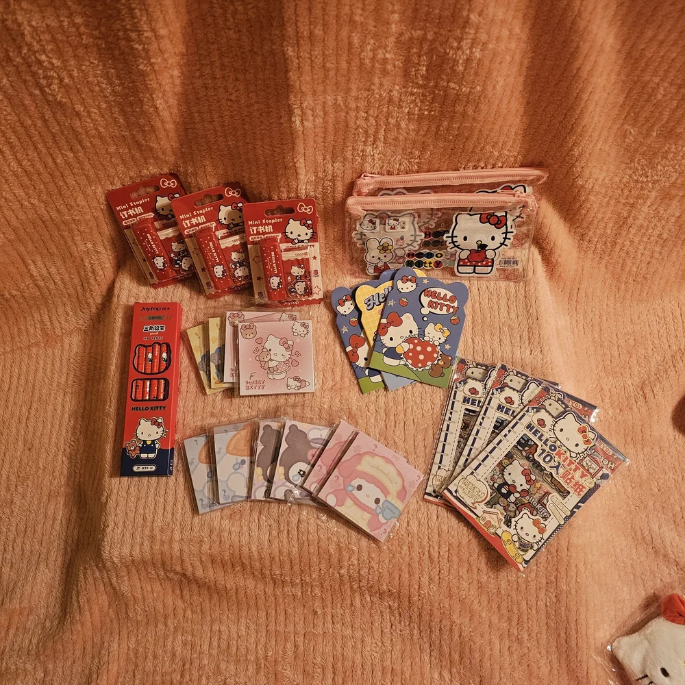 Hello Kitty Plush and Red Sanrio Set HK Gift Bundle Easter Mystery Surprise